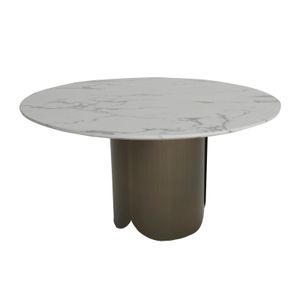 LARGE ROUND STONE TABLE