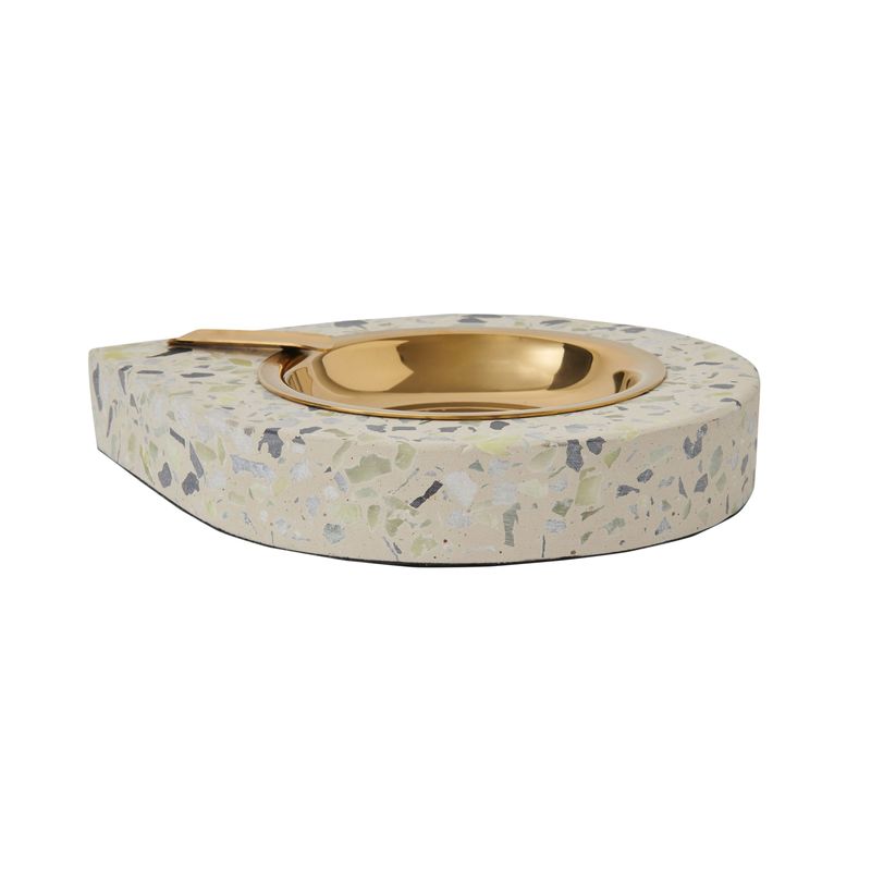 Trance-Cream-Marble-Ashtray